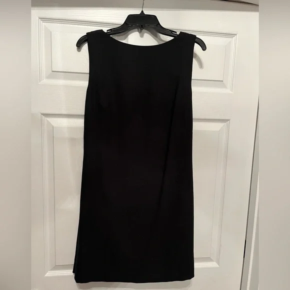 Banana Republic NWT black cowl-back sheath dress Size 10 - Picture 4 of 12